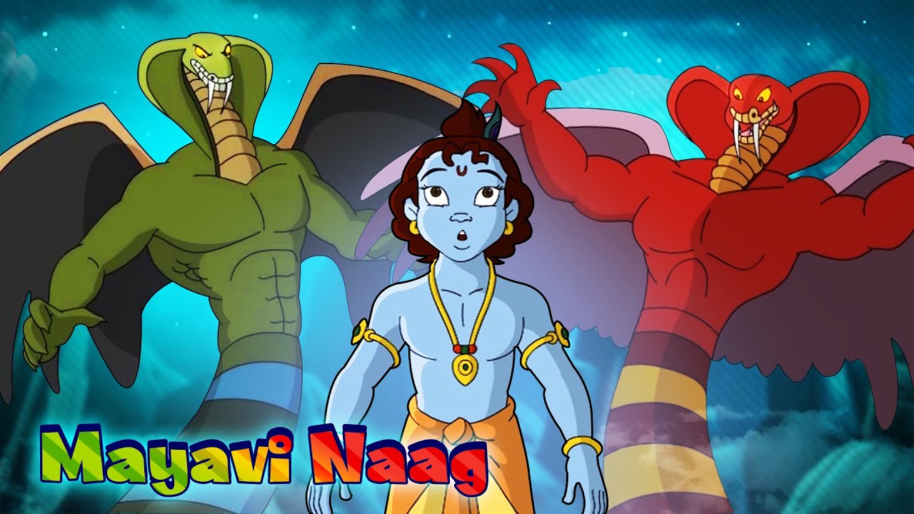 Download Krishna aur Balram - Mayavi Naag | भयंकर सांप का हमला | Cartoons for Kids in Hindi