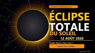 Éclipse 2026 : Décryptage, heure et visibilité chez vous
