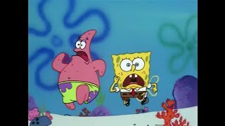 Spongebob Squarepants And Patrick Star Run Away From Tomo Takino Azumanga Daioh