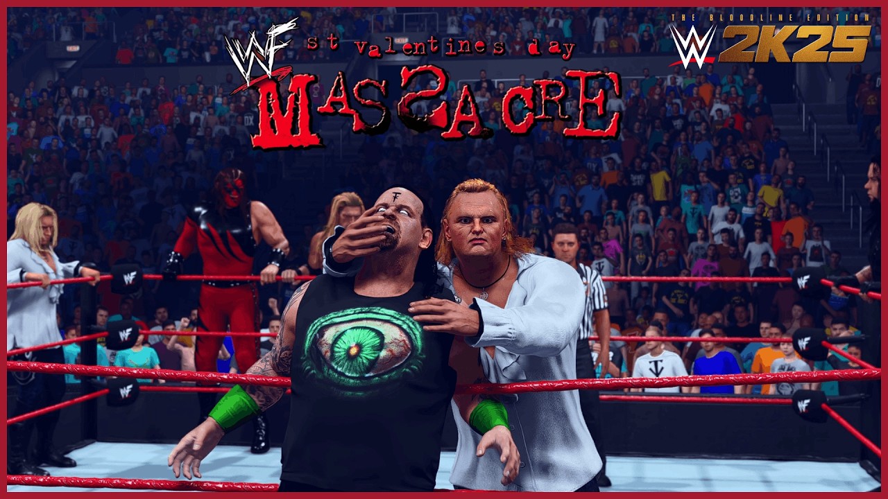 WWE 2K25 / Резня в День святого Валентина / The Brood и Кейн против Corporate Ministry