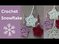 Easy Crochet Snowflake Tutorial (Beginner Friendly!)