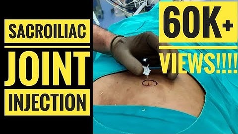 Fluoroscopic Sacroiliac Joint Injection