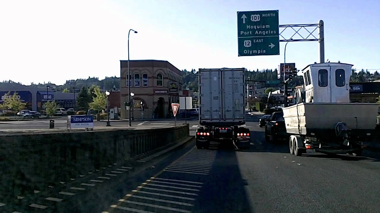 US 101 in Washington: Raymond, Aberdeen, Hoquiam, and WA-109, 115 to Ocean Shores