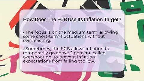 How Does The ECB Use Its Inflation Target? - Inflation Insight Channel