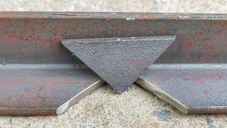 Angle iron Cutting ideas / Bending Tricks Of Angle iron / Cut Angle iron At 90 Degrees