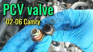 How to Replace the PCV valve in a 2004 ('0206) Camry