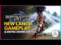 Monster Hunter Rise | New Lance Weapon Gameplay & Moves Showcase