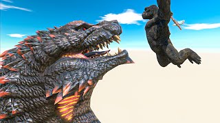 GODZILLA Against KING KONG  Animal Revolt Battle Simulator