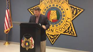 Capital murder press conference