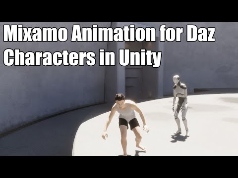 Daz Genesis 8 Unity Mixamo Animation Replacement (Part 2)