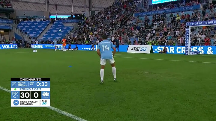 Chicharito lo dio todo en el MLS All-Star Cross & Volley Challenge 🔥
