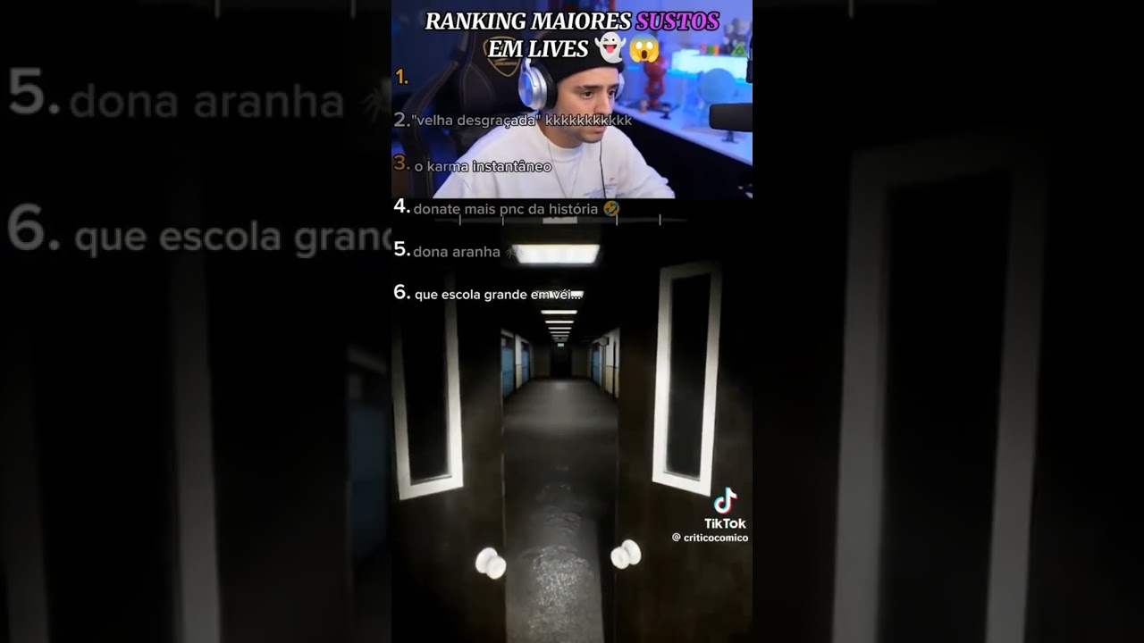 ranking de maiores sustos em live 