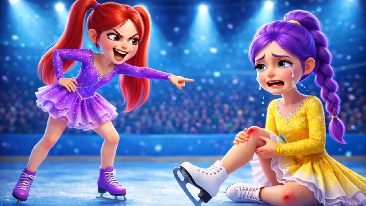 😮 Rumi vs Mira on Ice | The Skating Rivalry Nobody Expected | KPOP Demon Hunters