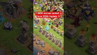 NEW Decoration statue Released June 2026 Update Clashofclans Coc !!! #coc #clashofclans