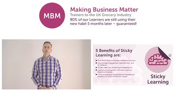 What is Sticky Learning ®? | MBM
