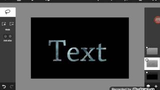 How to get a texture on your text - PS Touch - Android
