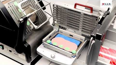 SAM X3 volautomatische snijmachine / trancheuse automatique