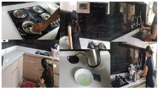 50 Minute Daily Morning Kitchen Cleaning Routine Indian Morning Kitchen Cleaning