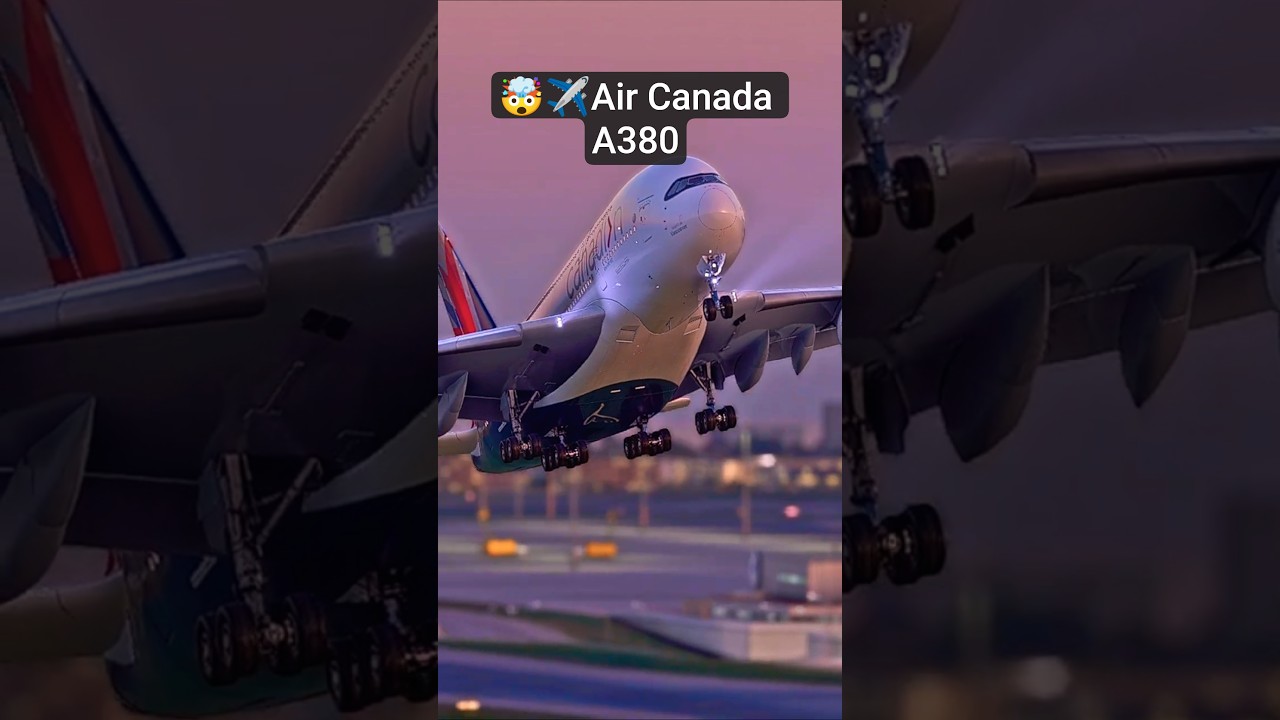 What If Air Canada Operated the Legendary A380? 🤯✈️ | Concept Takeoff from Toronto 