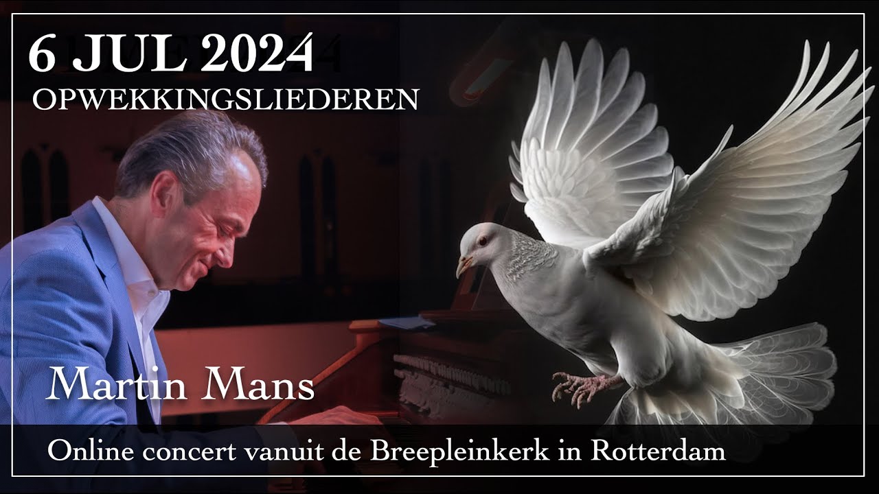 Opwekkingsliederen - Martin Mans improviseert aan het orgel van de Breepleinkerk in Rotterdam