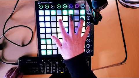 Live Breakcore/Hardcore with Novation Launchpad mk2 Korg Nanokontrol 2 Ableton Live X