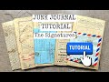 How To Make Junk Journal Signatures/Shariqa&#39;s Junk Journal Challenge Part 3