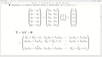 amv54 - Orthogonal Factor Model in Factor Analyses