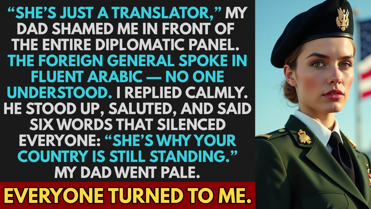 My Dad Shamed My Arabic Skills—Until A General Said 6 Words That Made the Entire Room Freeze...