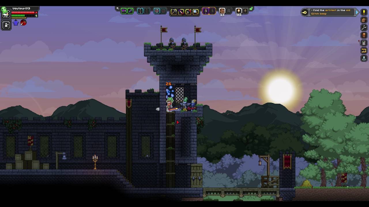 Starbound 21 Mission "The Baron's keep" YouTube