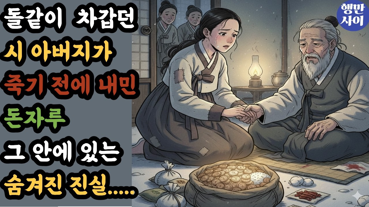 돌같이 차갑던 시 아버지가 죽기 전에 내민 자루 그 안에 있는 숨겨진 진실