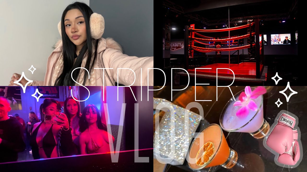 STRIPPER VLOG: Knockouts Chicago, Work Vlog + Saint Laurent 🍭