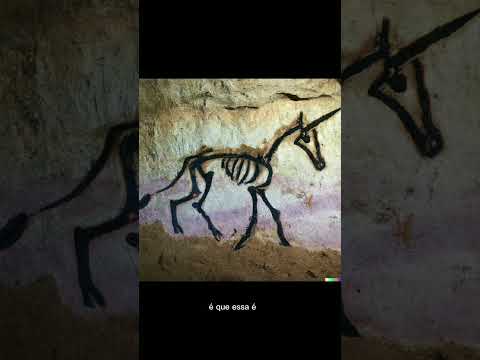 Arqueólogos encontram cavernas com pinturas rupestres de unicórneos.