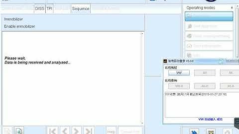 ODIS online programing the smart keys of 2018 GOLF