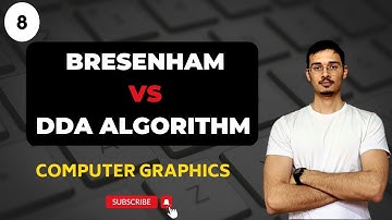 Difference between DDA & Bresenham line algorithms | Computer Graphics Course