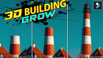 FILMORA X | 3D BUILDING GROWING EFFECT | BENN TK BUILDING GROW EFFECT FILMORA 10 TUTORIAL [HINDI]