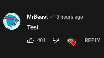 only MrBeast can comment on this video