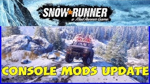 Snowrunner console mods update for today.