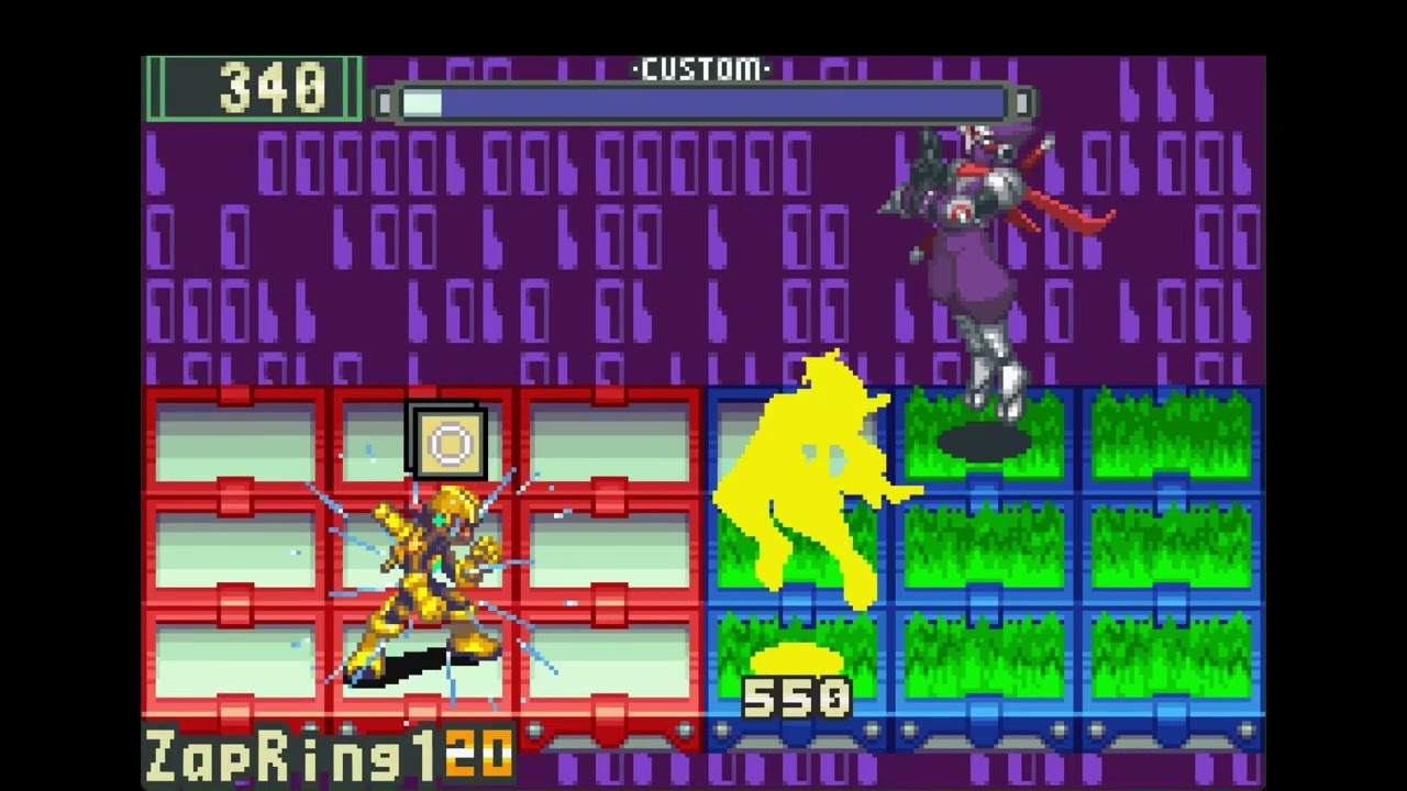 MMBN2 - Mega Man.EXE vs Shadow Man.EXE (REMATC)