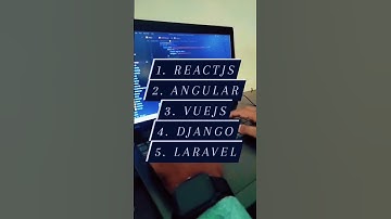Top 5 Best web development framework to learn in 2023