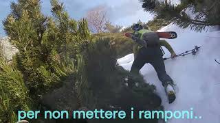 Skialp avventura a cima telegrafo via Prada (catena del monte baldo)