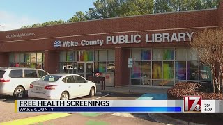 Free health screenings in Wake County