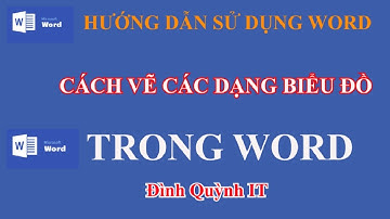 Cách vẽ các dạng Biểu Đồ trong Word 2020, 2019, 2016, 2013... - Đình Quỳnh IT.