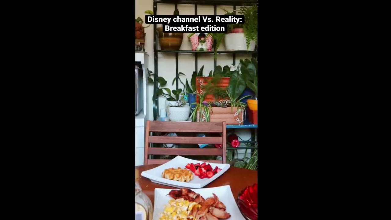 Disney Channel Vs Reality Breakfast Edition Shorts Disneychannel