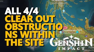 Clear out obstructions within the site Genshin Impact All 4/4