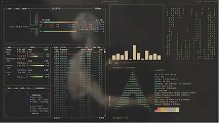 Arch linux hyprland quickshell rice minimal (Dot files in description)