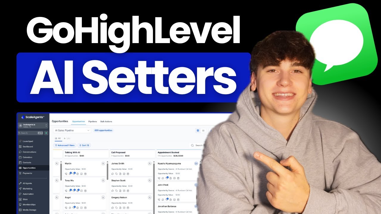 How to Build An SMS AI Appointment Setter With GoHighLevel (Full ...