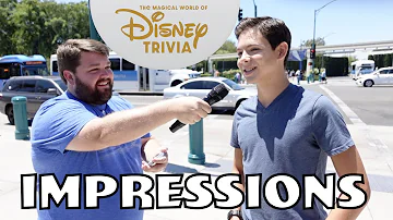 SURPRISING Disneyland Guests with FREE New Disney Trivia Game!!!