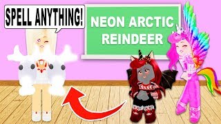 Buying These Twins EVERYTHING They Can SPELL In Adopt ME! (Roblox)