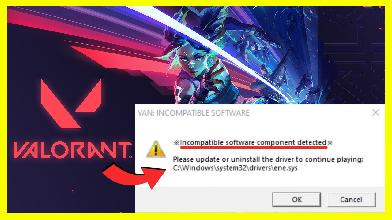 How to Fix Valorant Incompatible Software Component Detected (2026 ...