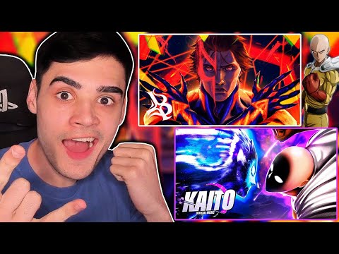 REACTS | Blxck - Canonical (Miguel O'Hara) // Saitama x Cosmic Garou (One Punch Man) | Kaito